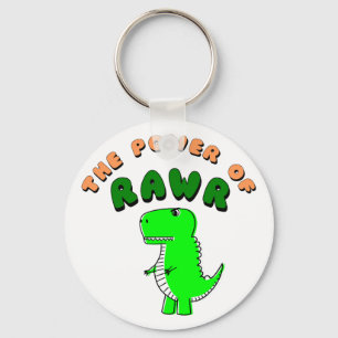 T-Rex des Powers von RAWR Schlüsselanhänger