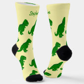 T-Rex-Design Socken (Gewinkelt)