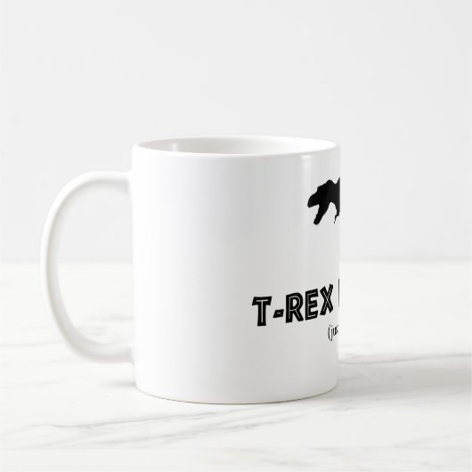 T-Rex Detektor-Tasse Kaffeetasse (Links)