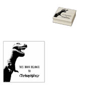 T-Rex - Dieses Buch gehört Gummistempel (Stempel)