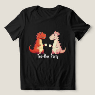 T-Rex Dinasaur T-Shirt, Tea Rex lustiger T-Rex Pun Tri-Blend Shirt