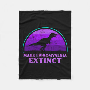 T Rex Dino macht Fibromyalgie zum Tod eines ausges Fleecedecke