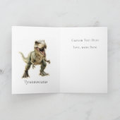 T rex dino-mite Geburtstag Karte (Innenseite)