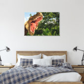 T Rex Dinosaur Art Wall Leinwand (Insitu (Schlafzimmer))