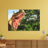 T Rex Dinosaur Art Wall Leinwand (Insitu (Wohnzimmer))