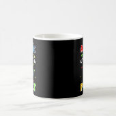 T Rex Dinosaur Autismus-Bewusstsein Gott sagt Perf Kaffeetasse (Mittel)