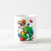 T Rex Dinosaur Autismus Bewusstsein Puzzle Piece G Kaffeetasse (Mittel)