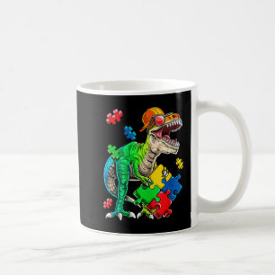 T Rex Dinosaur Autismus Sensibilisierung Puzzle Pi Kaffeetasse