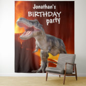 T REX Dinosaur BIRTHDAY House Hintergrund Wandteppich (Beispiel)