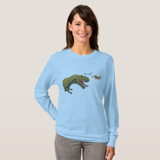 T-Rex Dinosaur Boop Frauen Top (Vorne ganz)