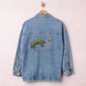T-Rex Dinosaur Boop Männerpulli Jeansjacke (Hangar)