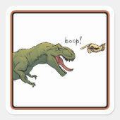 T-Rex Dinosaur Boop Tyrannosaurus Aufkleber (Vorderseite)