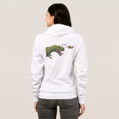 T-Rex Dinosaur Boop Tyrannosaurus womens Hoodie (Schwarz voll)