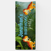T REX Dinosaur Boy Banner (Vertikal)