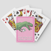 T-Rex Dinosaur Card Game Poker Kartenspielen Spielkarten (Rückseite)