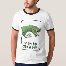 T-Rex Dinosaur Card Game Poker Kartenspielen T-Shirt