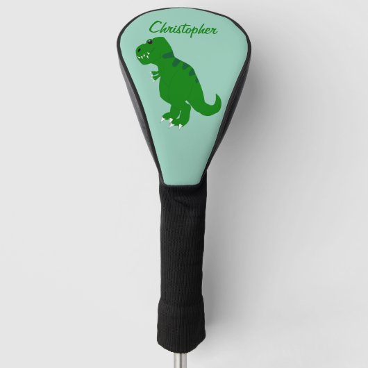 T Rex Dinosaur Design Golf Headcover (Vorderseite)