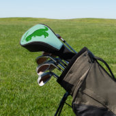 T Rex Dinosaur Design Golf Headcover (In SItu)