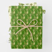 T-Rex Dinosaur Design Wrapping Paper Sheets Geschenkpapier Set (Beispiel)