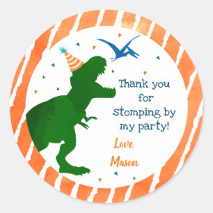 T-rex Dinosaur Drei Rex Gastgeschenk Stickers