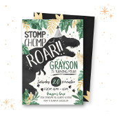 T-Rex Dinosaur Einladung zum Geburtstag