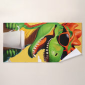 T-Rex Dinosaur Funny Badehandtuch (Badehandtuch)