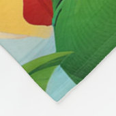 T-Rex Dinosaur Funny Fleecedecke (Ecke)