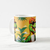 T-Rex Dinosaur Funny Kaffeetasse (Vorderseite Links)