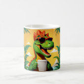 T-Rex Dinosaur Funny Kaffeetasse (Mittel)