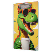 T-Rex Dinosaur Funny Klemmbrett (Links)