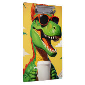 T-Rex Dinosaur Funny Klemmbrett (Rechts)