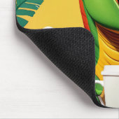 T-Rex Dinosaur Funny Mousepad (Ecke)