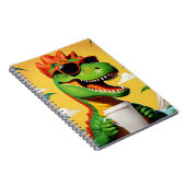 T-Rex Dinosaur Funny Notizblock (Rechte Seite)