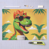 T-Rex Dinosaur Funny Seidenpapier (Handwerk)