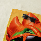 T-Rex Dinosaur Funny Strandtuch (Beispiel)