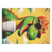 T-Rex Dinosaur Funny Tischdecke (Vorderseite (Horizontal))