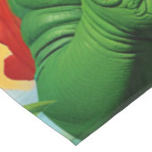T-Rex Dinosaur Funny Tischdecke (Schrägansicht)