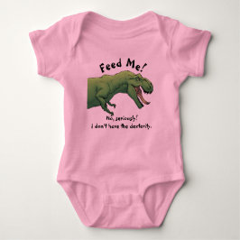 T-Rex Dinosaur Fütterte mir Baby Outfit 1 Stück Baby Strampler