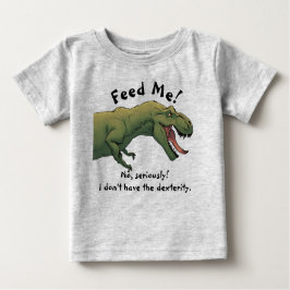 T-Rex Dinosaur Fütterte mir Baby Outfit 1 Stück Baby T-shirt