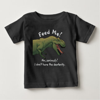 T-Rex Dinosaur Fütterte mir Baby Outfit 1 Stück Baby T-shirt