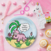 T-Rex Dinosaur Geburtstags-Teller Pappteller (Party)