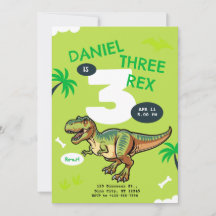 T-Rex-Dinosaur-Geburtstagsfeier