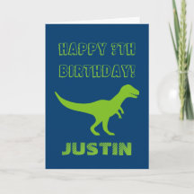 T rex dinosaur Geburtstagskarte Kindergratis