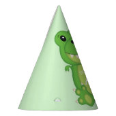 T-Rex Dinosaur Geburtstagspartei Green Partyhütchen (Links)