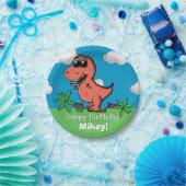 T Rex Dinosaur Geburtstagsparty Pappteller (Party)