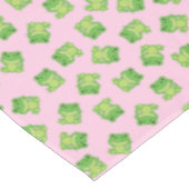 T-Rex Dinosaur Geburtstagsparty Pink Tischdecke (Schrägansicht)