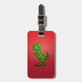 T-Rex - Dinosaur Gepäckanhänger (Vorderseite vertikal)