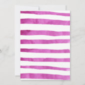 T Rex Dinosaur Girl Birthday Einladung (Rückseite)