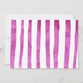 T Rex Dinosaur Girl Birthday Foto Einladung (Rückseite)