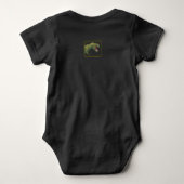 T-Rex Dinosaur Hanukkah Unisex Baby Outfit Baby Strampler (Rückseite)